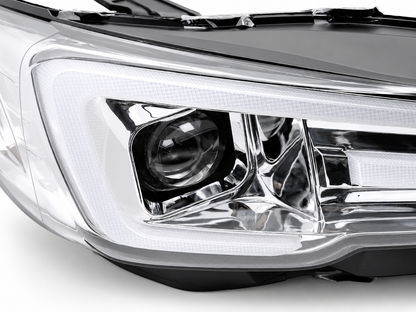 💕 Fari Anteriori Adatti per Subaru WRX 14-22 LED DRL Cromati 💕