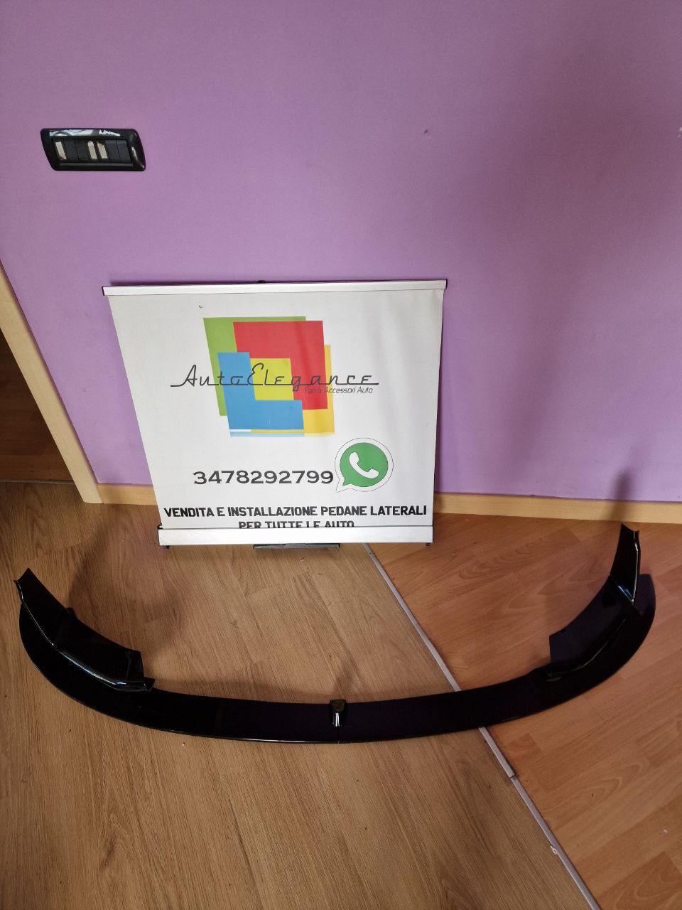 Splitter anteriore Performance NERO Look adatto per BMW m3 f80 m4 f82 f83 0680