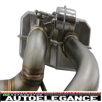 complete exhaust system suitable for mercedes g-class w463 (2009-2018) g500 g55 g63 g65 triple chrome exhaust tips with electronic valve