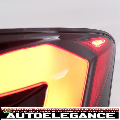 LED taillights suitable for BMW 5 Series F10 (2011-2017) with dynamic sequential cornering lights updated to LCI G30 design