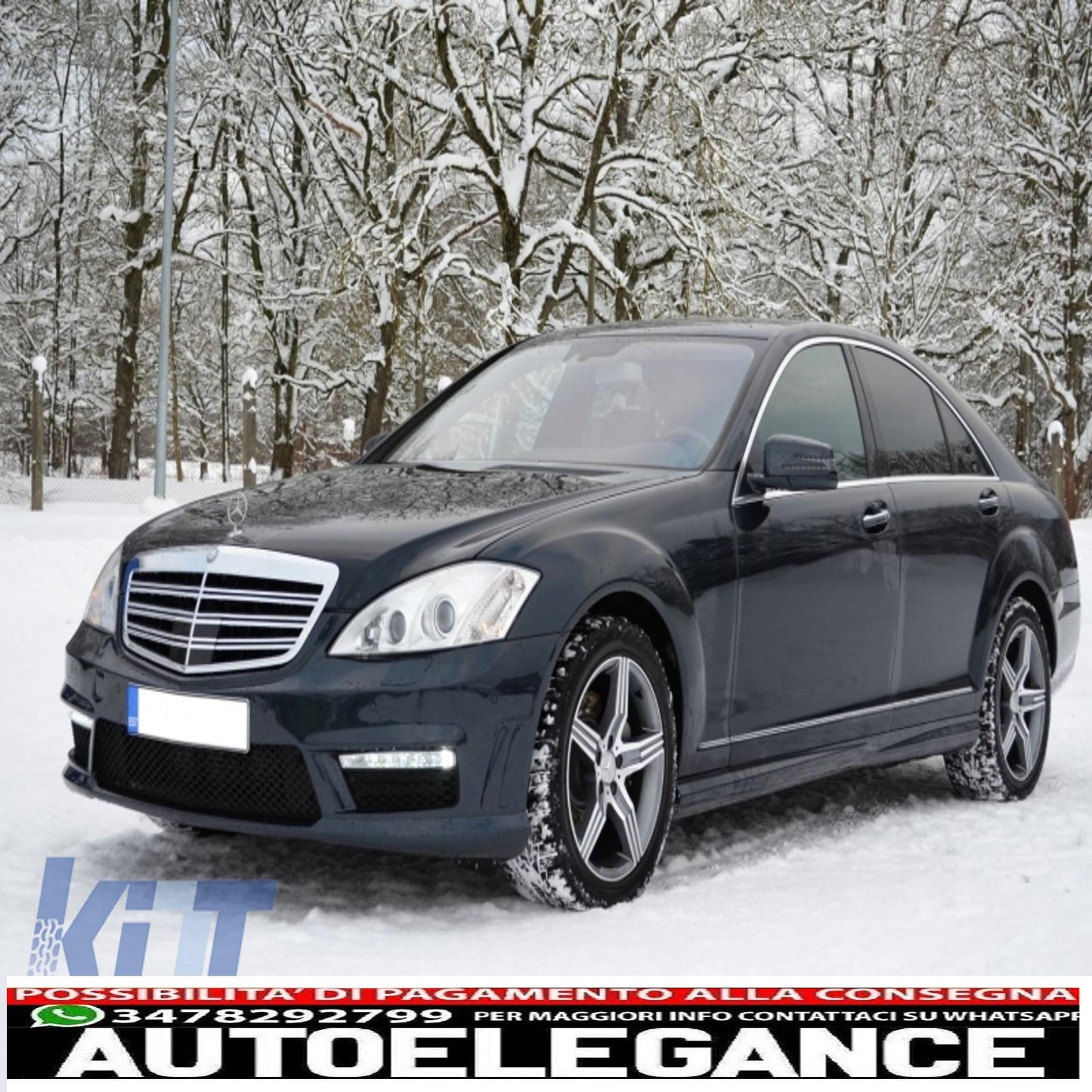 dedicated drl led daytime running lights suitable for mercedes w221 s class (2010-2013) right side