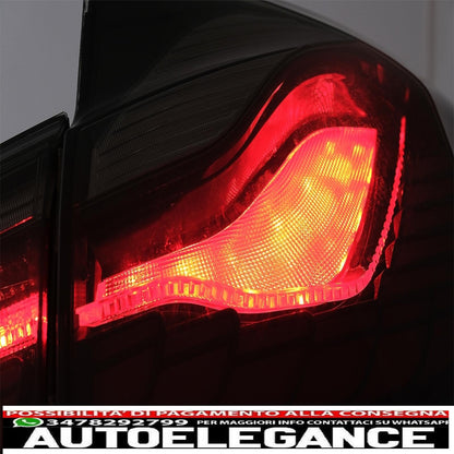 conversione dei fanali posteriori oled al design m4 adatti per bmw serie 3 f30 pre lci e lci (2011-2019) f35 f80 fumo rosso con luci di svolta sequenziali dinamiche AUTOELEGANCERICAMBI