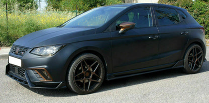 SOTTO MINIGONNE ADATTE PER SEAT IBIZA 6J IBIZA 6F IBIZA KJ 08-21 NERO LUCIDO