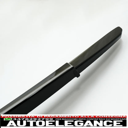 trunk spoiler suitable for mercedes e class w213 (2016-2019) piano black 