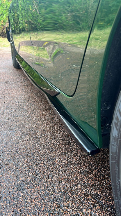 SOTTO-MINIGONNE ADATTE PER PEUGEOT 308 2021+ LOOK NERO LUCIDO DESIGN SPORTIVO
