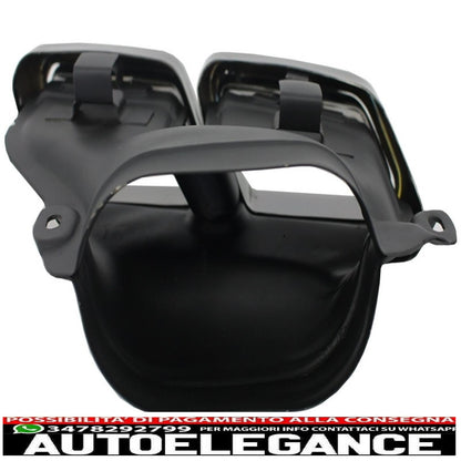 Exhaust muffler tips suitable for mercedes s class w222 e class w212 s212 facelift cls w218 sl class r231 e65 s65 sl65 design black edition