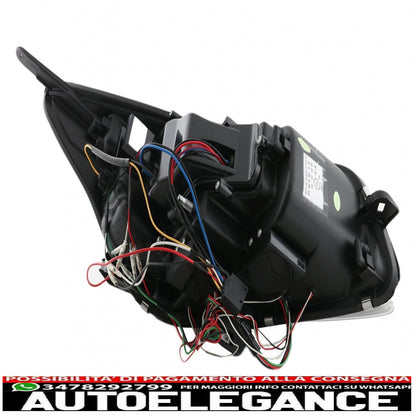led drl headlights suitable for opel insignia (2008-2012) black daytime running lights