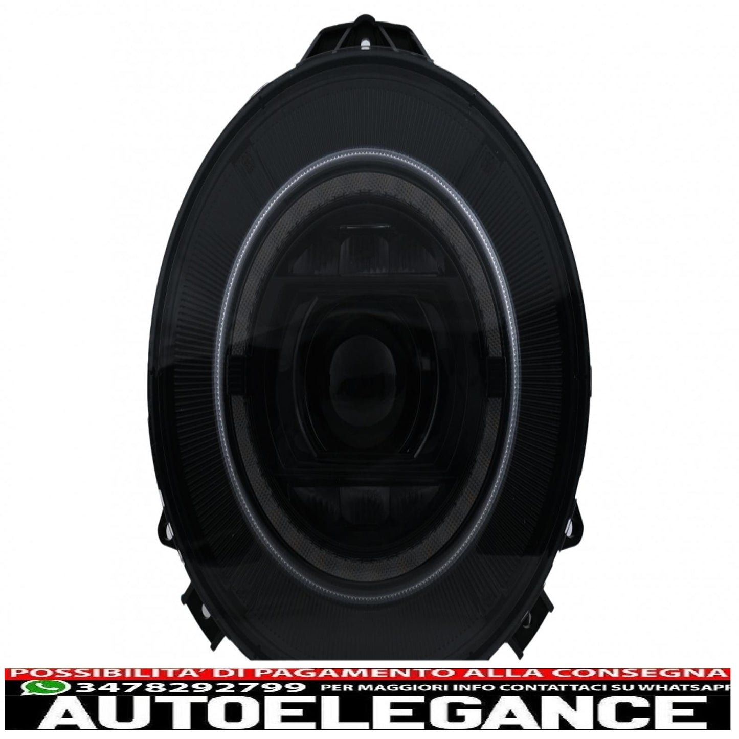 fari anteriori full led adatti per mercedes classe g w463 (2007-2017) design nero facelift 2018