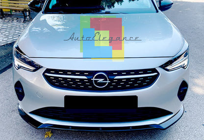 SPLITTER ADATTO PER OPEL CORSA F 2019+ STANDARD NERO LUCIDO