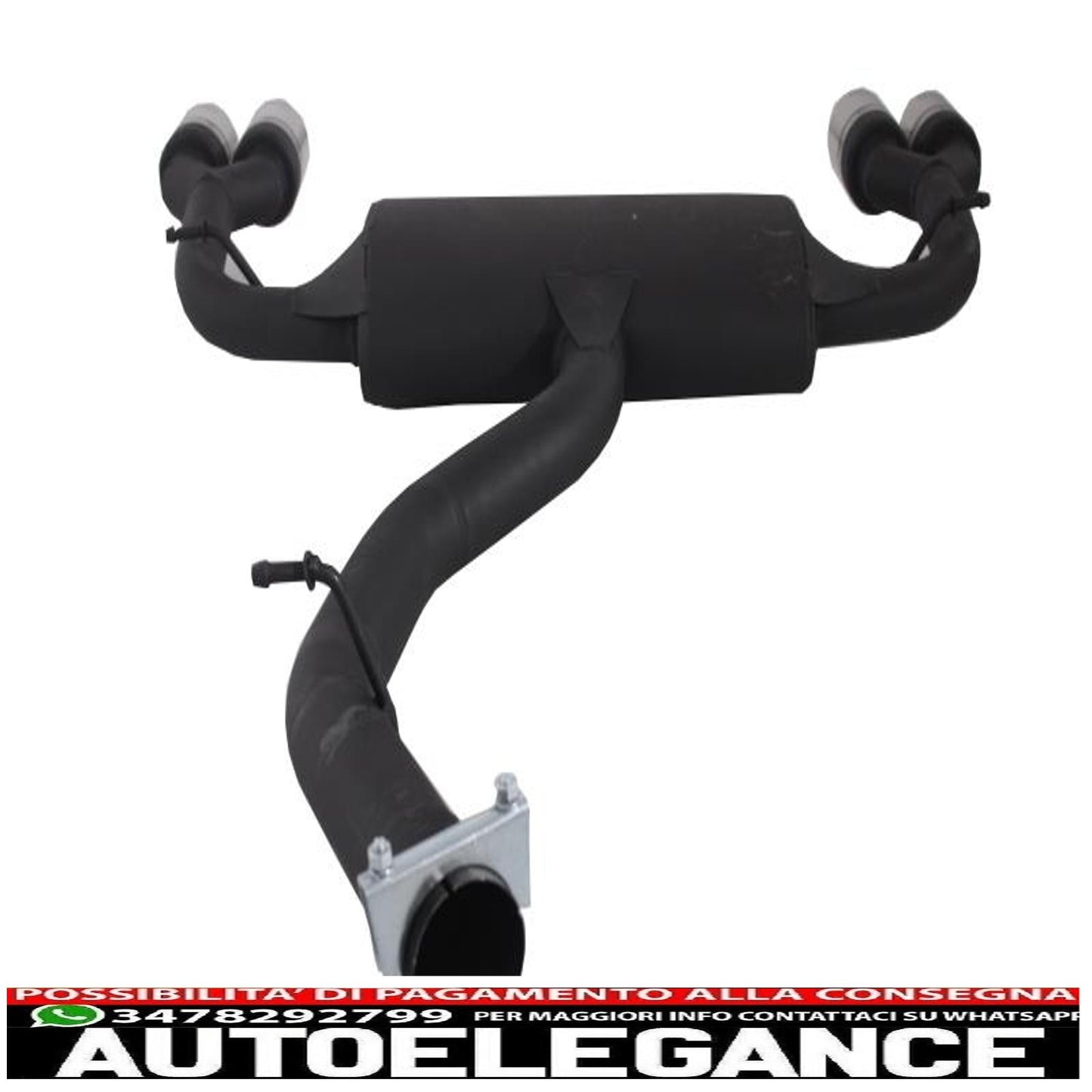 complete exhaust system suitable for vw golf 7 vii (2013-2017) r design 