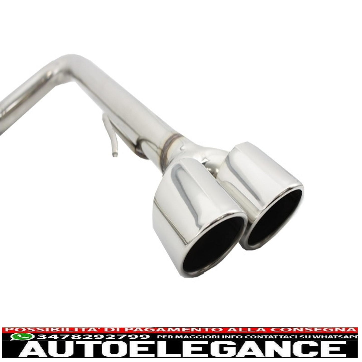 rear bumper suitable for bmw 5 series e60 (2003-2010) with full exhaust system twin double quad m5 design