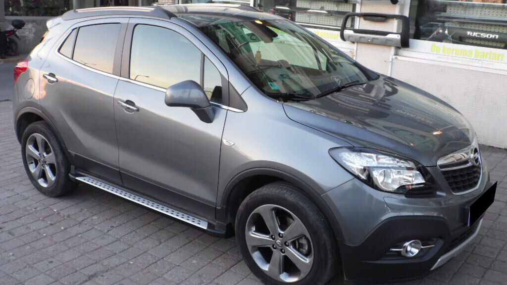 SIDE STEPS SUITABLE FOR OPEL MOKKA / MOKKA X 2012+ NON-SLIP DOOR PADS