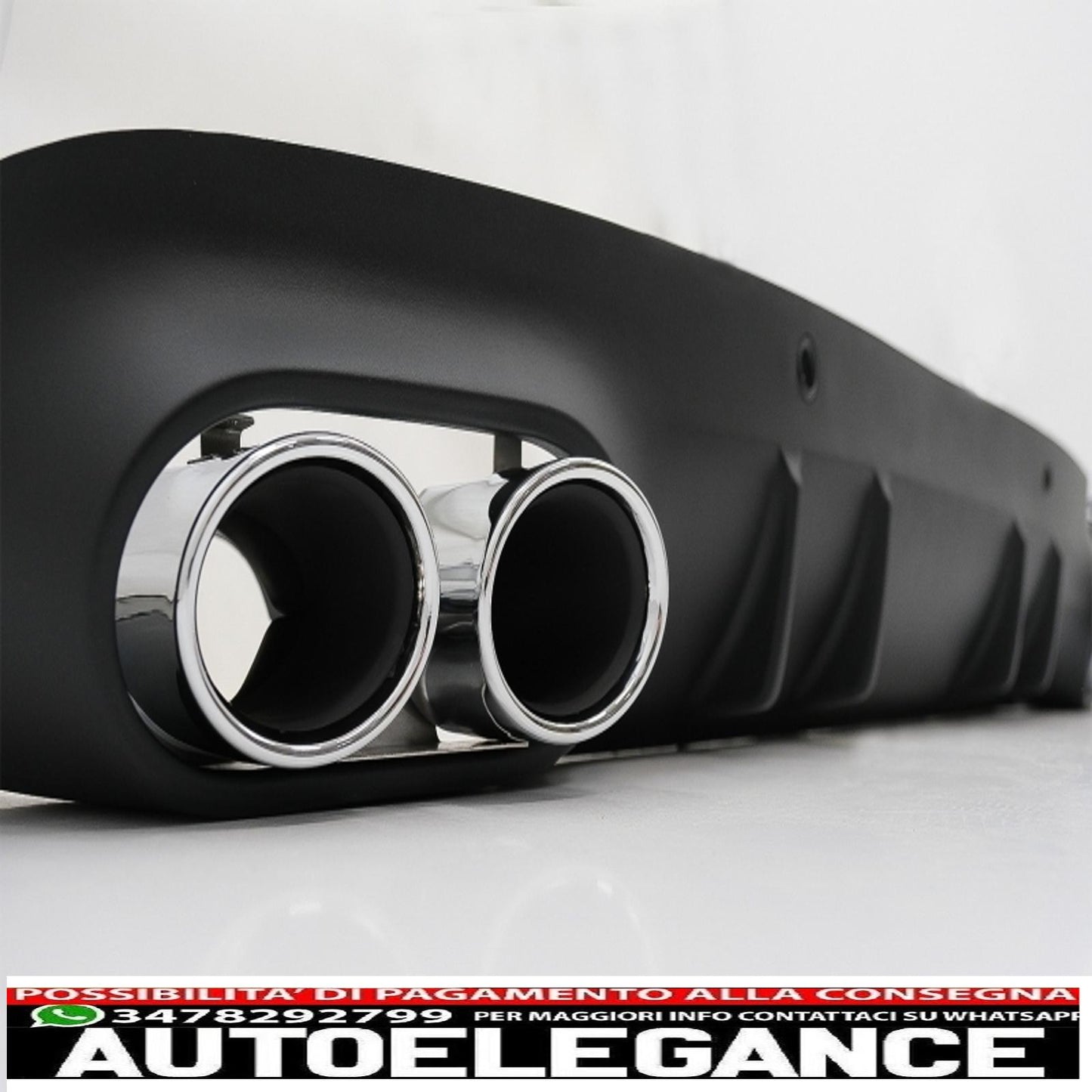 central grille with diffuser and exhaust tips suitable for mercedes cls class c257 (2018-up) gtr cls53 only design rear bumper amg line