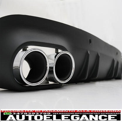 central grille with diffuser and exhaust tips suitable for mercedes cls class c257 (2018-up) gtr cls53 only design rear bumper amg line