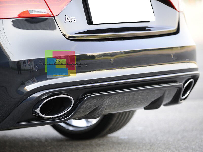 DIFFUSER SUITABLE FOR AUDI A5 COUPE 2007-2011 SLINE LOOK RS5 DTM SPORTY DESIGN