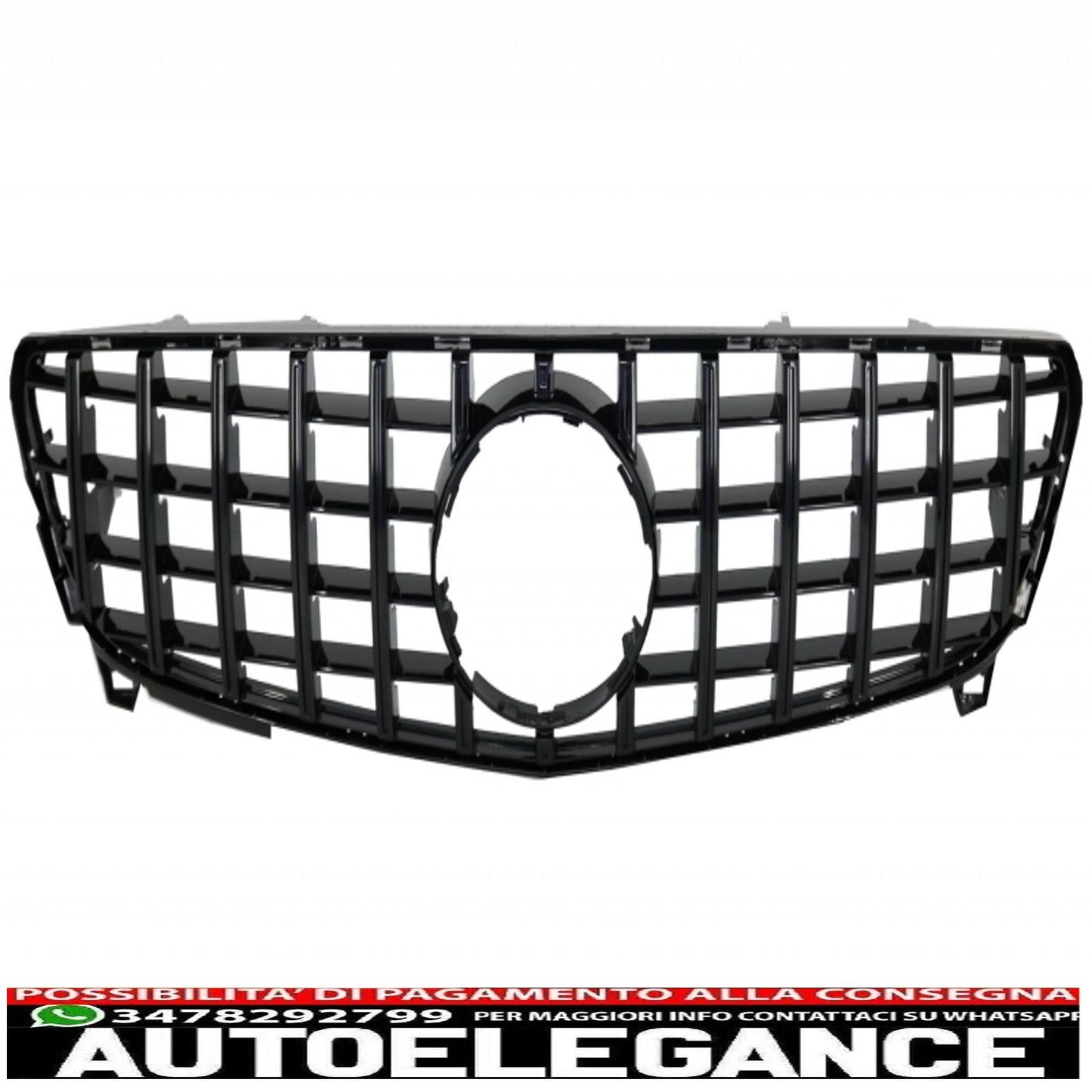 complete body kit with grille suitable for mercedes a-class w176 (2012-2018) restyling a45 design 