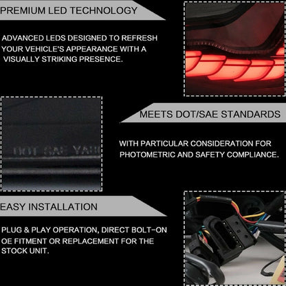 Fanali posteriori a LED completi adatti per BMW Serie 3 2012-2018