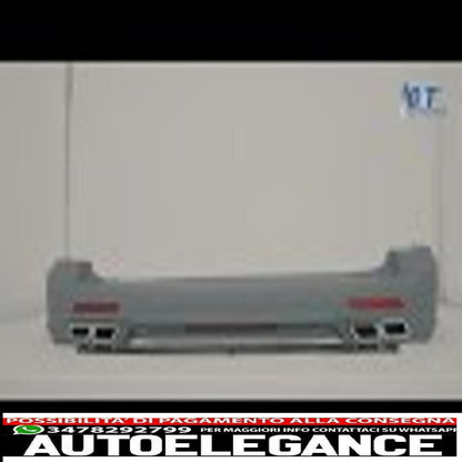 rear bumper suitable for vw transporter multivan caravelle t5 and t5.1 facelift (2003-2015) sportline design