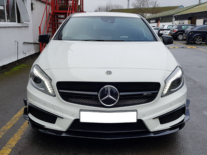 GRIGLIA ADATTA MERCEDES PER CLASSE A W176 2012-2015 LOOK A45 LOOK NERO LUCIDO