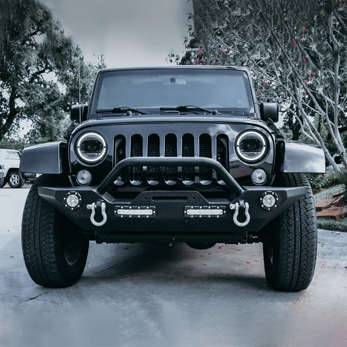 Fari per proiettori a LED da 7 pollici per Jeep Wrangler 2007-2017 (DRL integrato con indicatori di direzione)