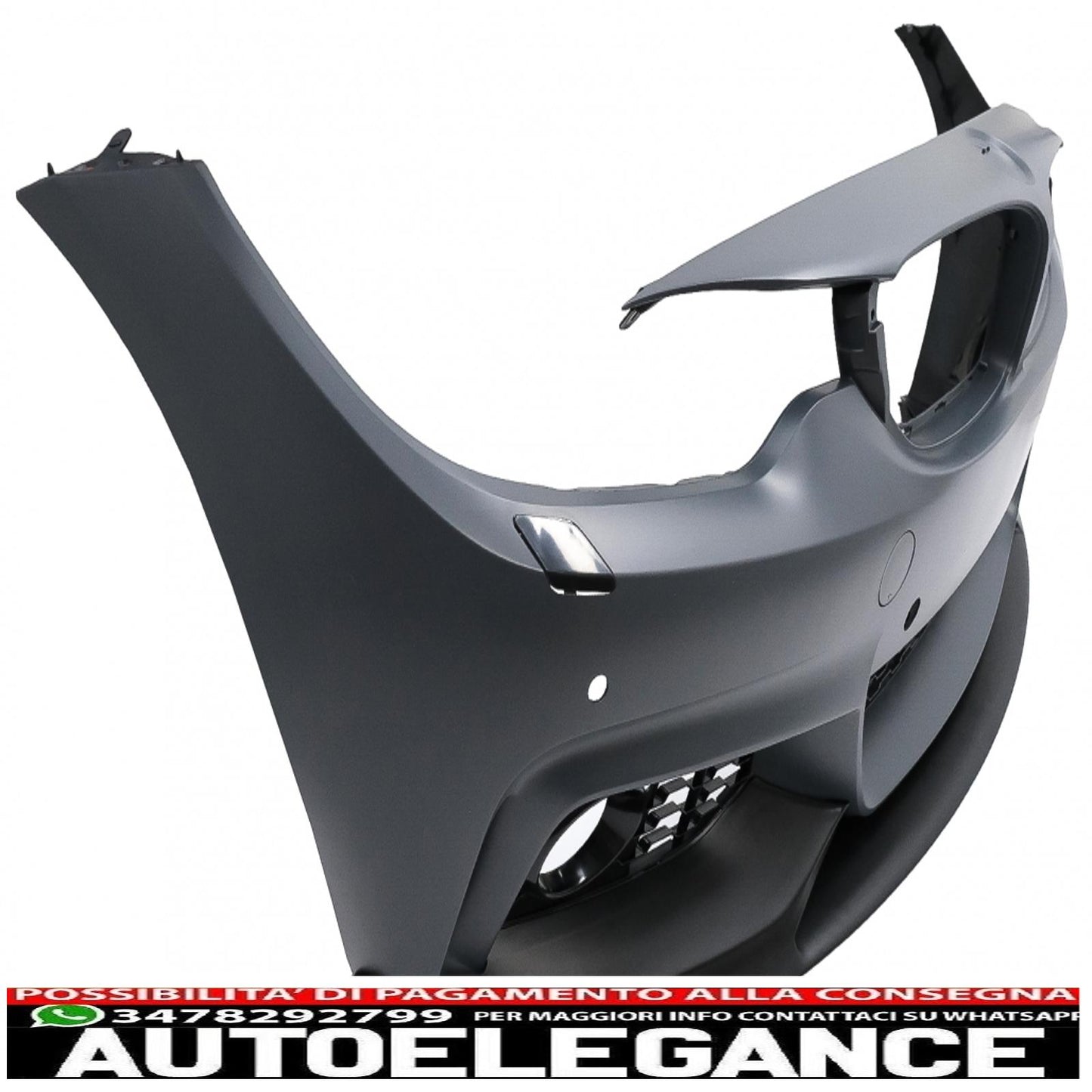 complete body kit suitable for bmw 4 series f36 gran coupe (2013-2019) m performance design double single exit black 