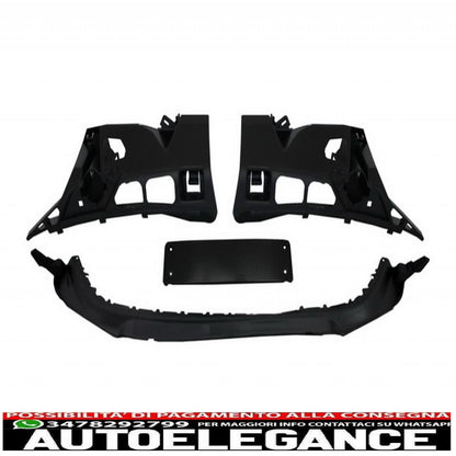kit carrozzeria adatto per vw golf vi 6 mk6 (2008-2013) design r20 con minigonne laterali e sistema di scarico completo marmitta catback