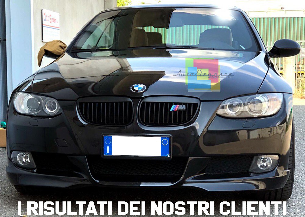 SOTTO PARAURTI ADATTO PER BMW SERIE 3 E92 COUPE STANDARD LOOK MSPORT GREZZO