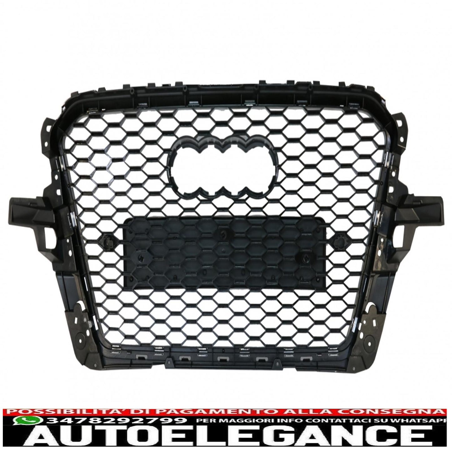 Paraurti anteriore adatto per audi q5 8r suv (2012-2016) rs design