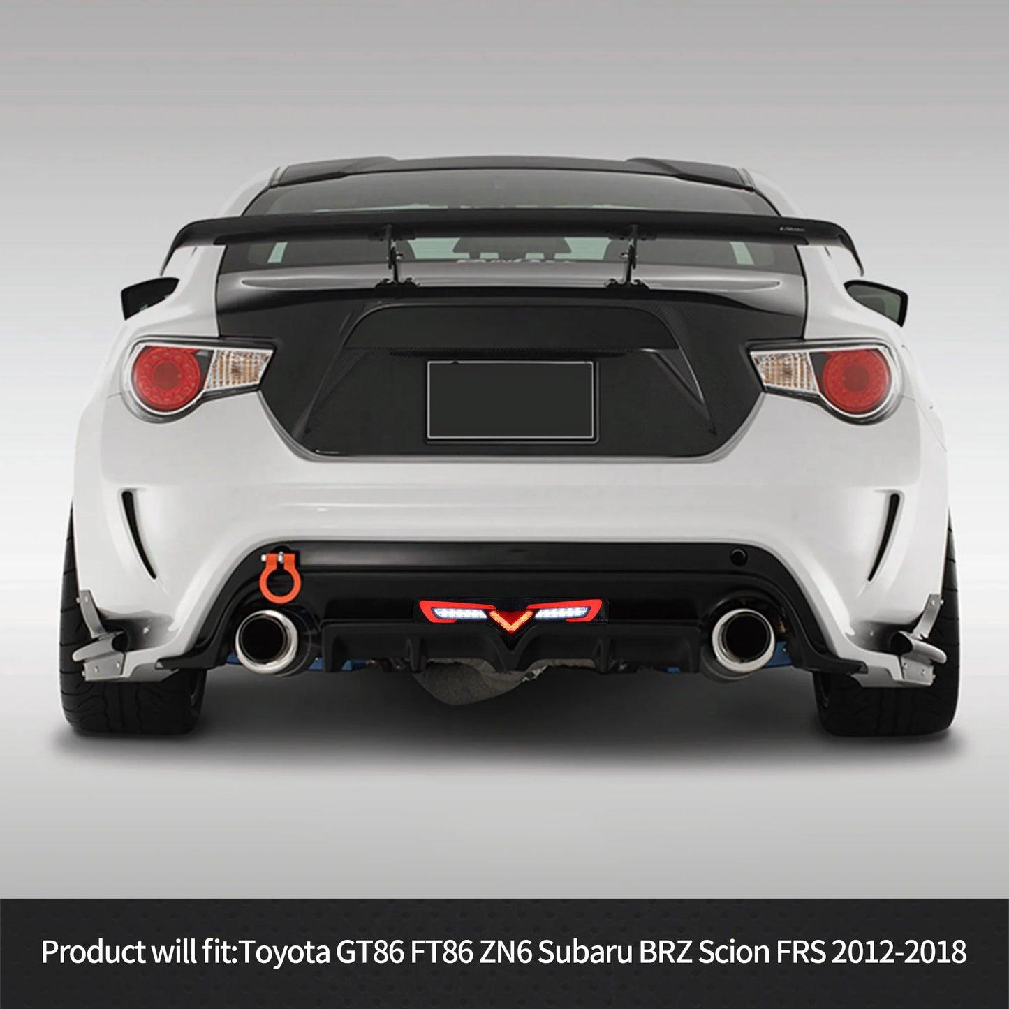 Full LED Luce paraurti posteriore per Toyota 86 GT86 2012-2020 Subaru BRZ 2013-2020 Scion FR-S 2013-2020