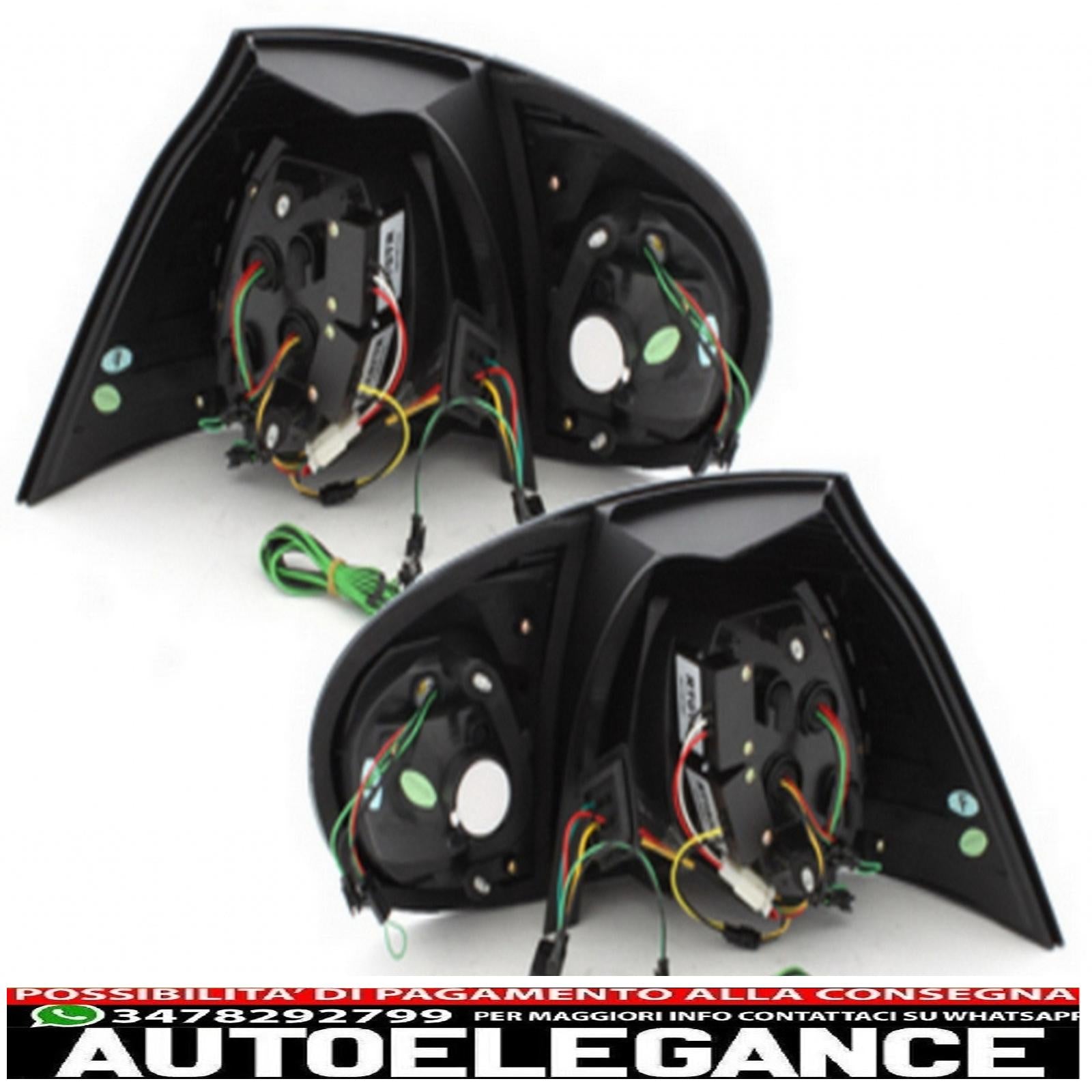 barra led fanali posteriori adatta per vw golf v 5 (2004-2009) smoke black urban style AUTOELEGANCERICAMBI
