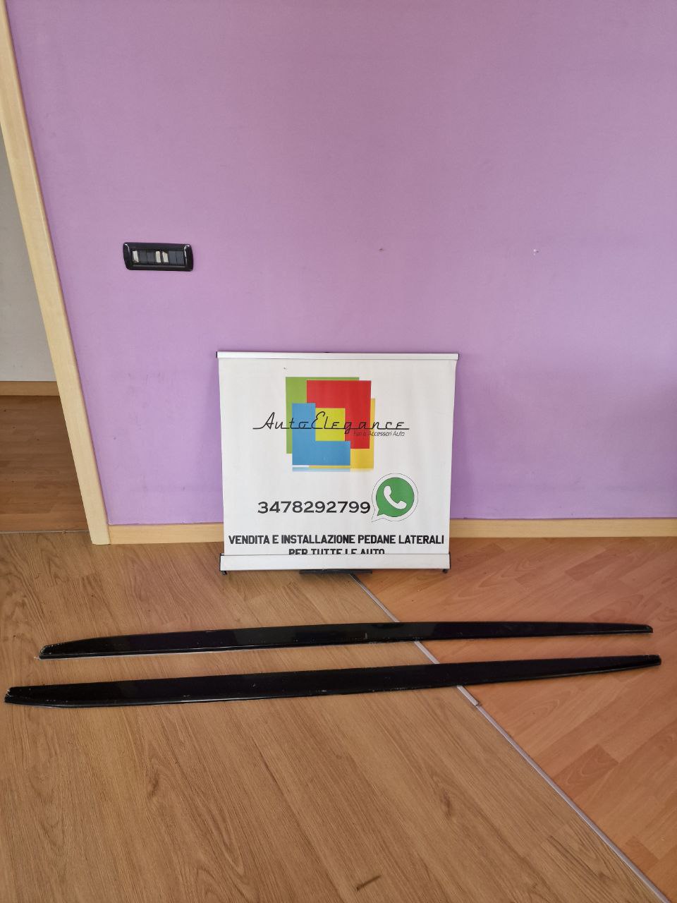 ART. 0892 SOTTO MINIGONNE BMW  F30 F31 F32 F33 F36 NERO LUCIDO