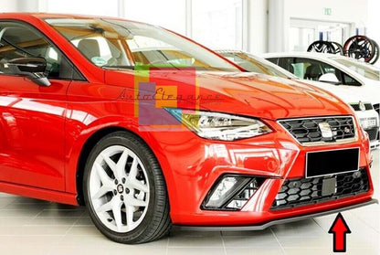 SEAT IBIZA KJ1 6F 2017+ ABS SPLITTER BLACK UNDER FRONT BUMPER SPOILER 0785