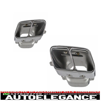 Rear Diffuser and Exhaust Tips Package Suitable for Mercedes A-Class W176 (2012-2018) Sport Pack 