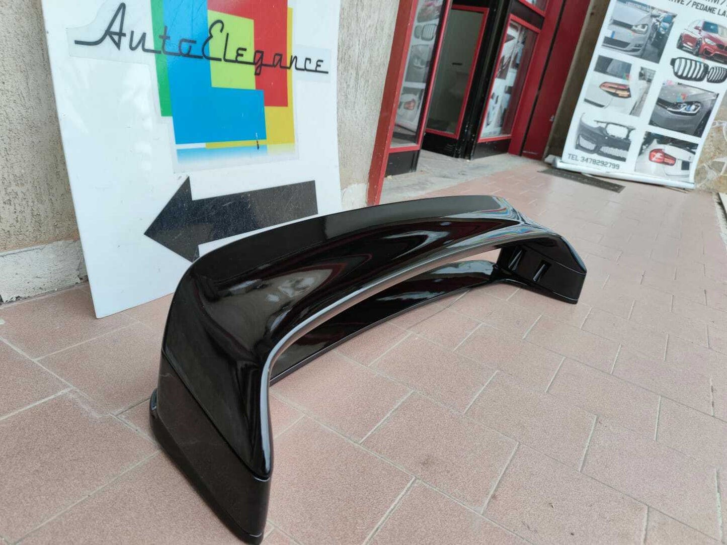 BMW SERIE 3 E36 BERLINA COUPE SPOILER ALETTONE POSTERIORE COFANO M3 NERO LUCIDO AUTOELEGANCERICAMBI