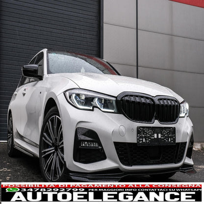 Calotte specchietti adatte per BMW Serie 3 G20 G21 G28 (2017-up) Piano Black M Sport Design LHD AUTOELEGANCERICAMBI