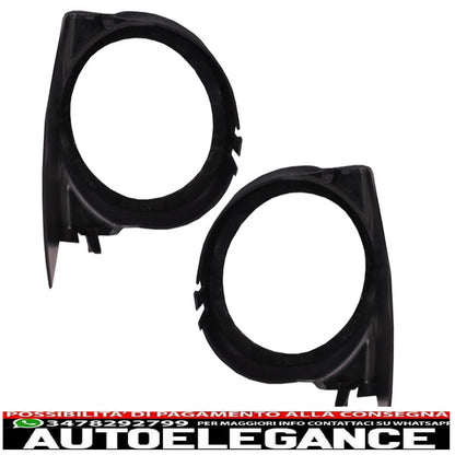 front bumper suitable for bmw 3 series e46 coupe cabrio (1999-2007) m-tech m-technik m-sport ii design with smoked fog lights
