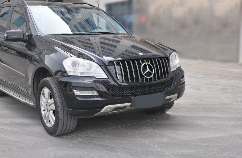 GRIGLIA ADATTA PER MERCEDES ML W164 FACELIFT 2008-2011 DESIGN AMG LOOK CROMATA
