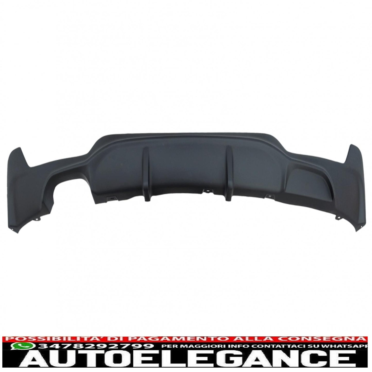 M Design Air Diffuser Conversion Package with Boot Spoiler Suitable for BMW 4 Series Coupe F32 (2013-up) Matt Black 