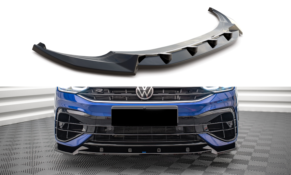 💕ART. 0885 SPLITTER VW TIGUAN 2020+ R RLINE NERO LUCIDO💕