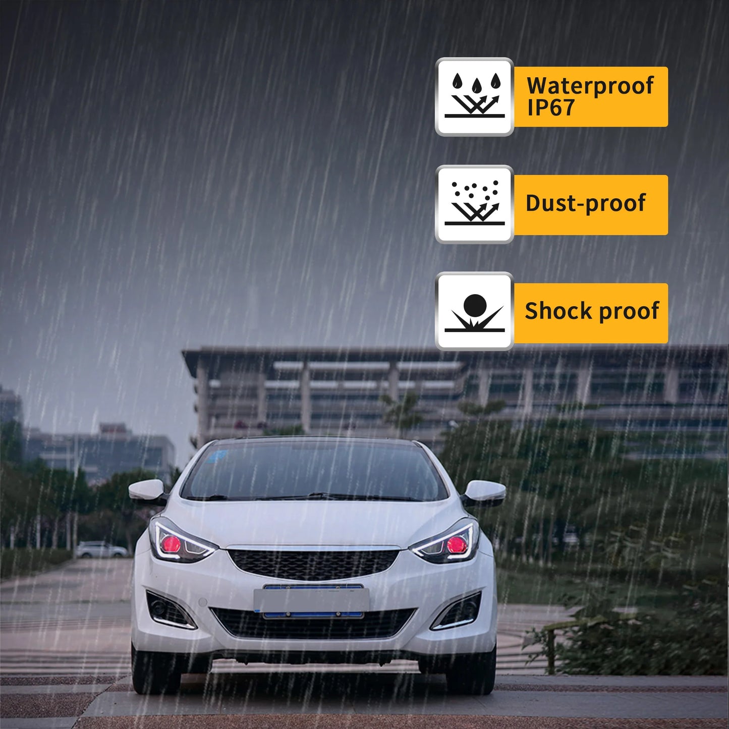 Fari del proiettore per Hyundai Elantra (Avante MD) 2011-2015