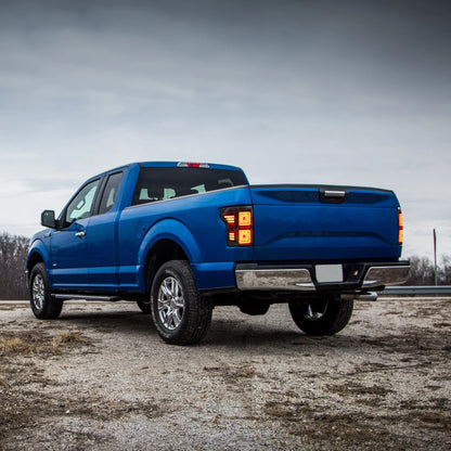 Fanali posteriori per Ford F150 2015-2020 con indicatore di direzione rosso【NON adatti per F150 Raptor】