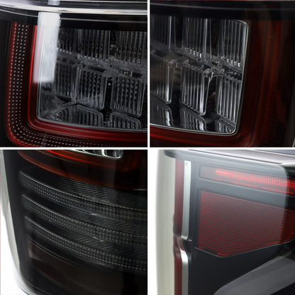 Fanali posteriori Full LED per Ford F150 2009-2014 con segnale di svolta sequenziale/rosso ambra