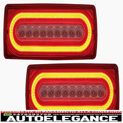 Full LED rear lights suitable for Mercedes G-Class W463 (1989-2015) transparent red