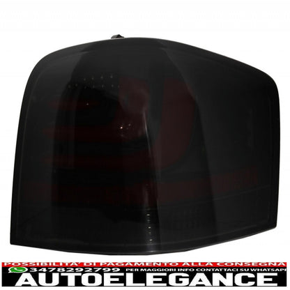 spoiler sul tetto adatto per audi a3 8p hatchback (2003-2008) con luci posteriori full led barra luminosa luci di svolta sequenziali dinamiche rs look 3 porte