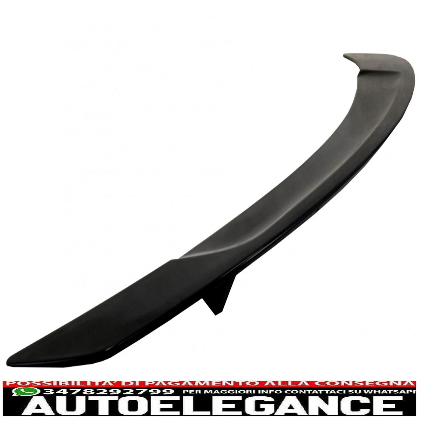 trunk spoiler suitable for mercedes c-class w205 (2014-2020) gts-design piano black