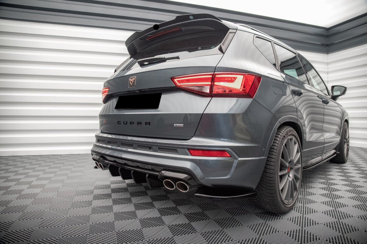 REAR FLAP SUITABLE FOR CUPRA ATECA MK1 2018-2021 GLOSS BLACK