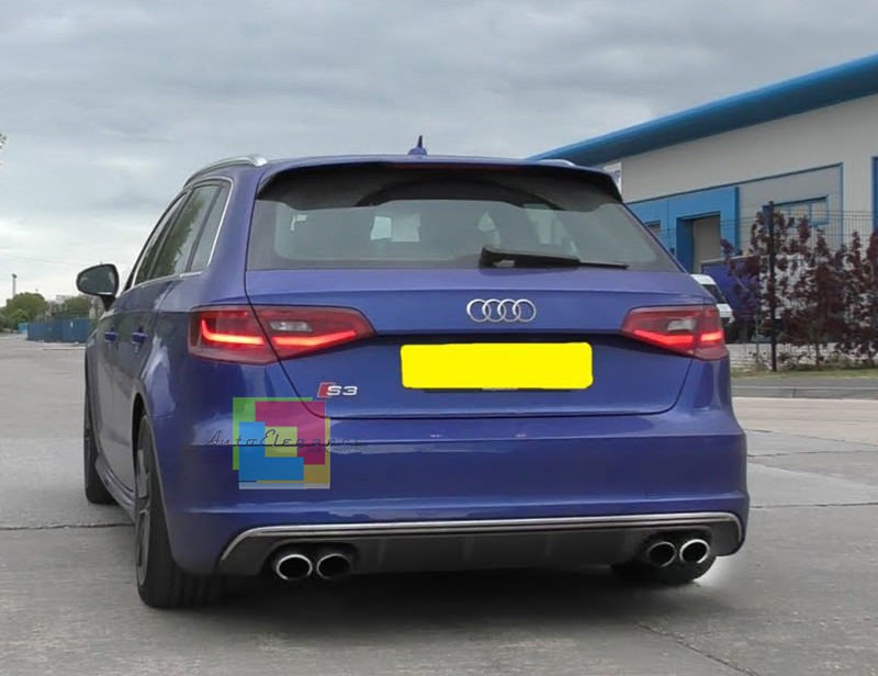 DIFFUSORE ADATTO PER AUDI A3 8V 2012-2016 STANDARD LOOK S3