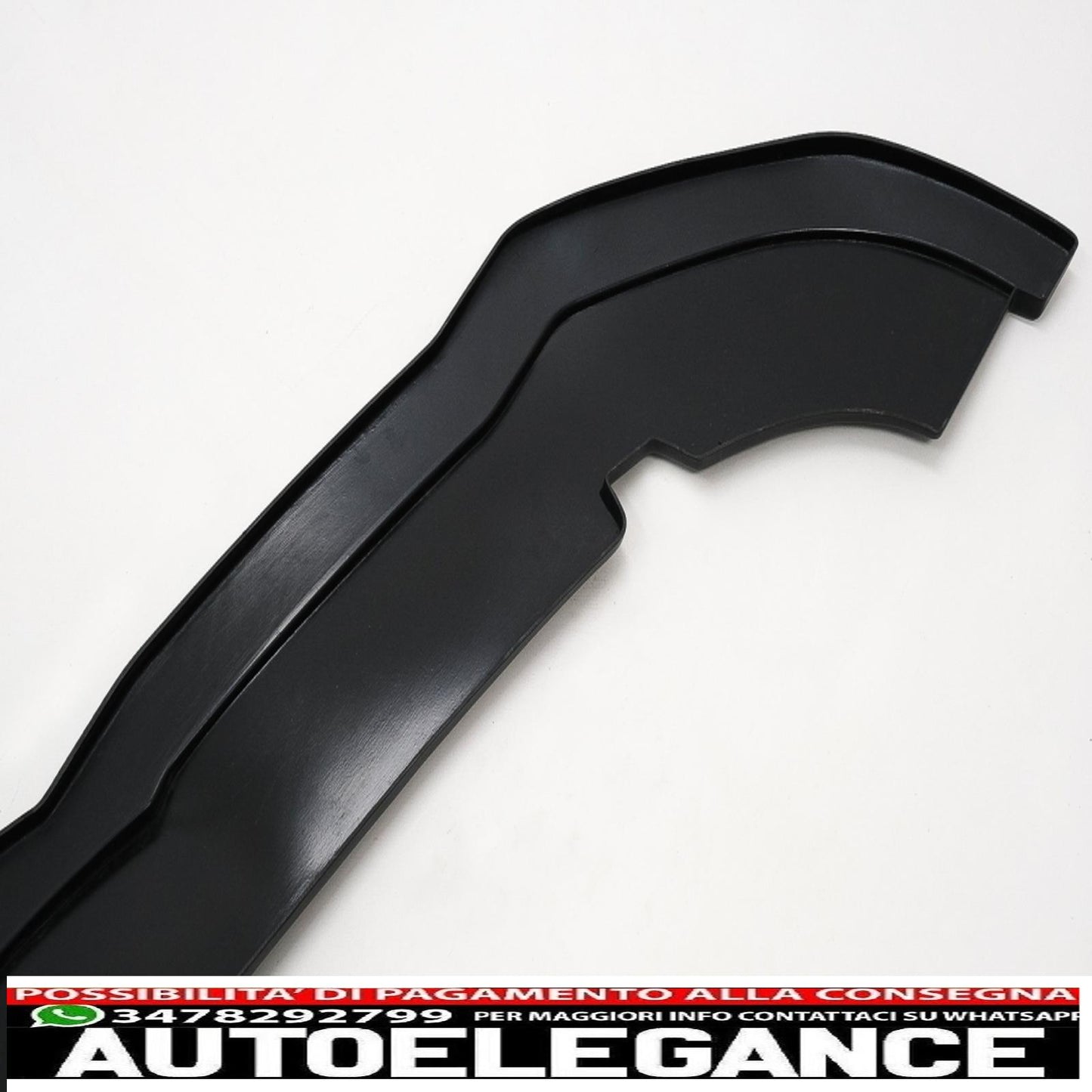 Front bumper splitter suitable for alfa romeo giulia 952 (2016-2021) black
