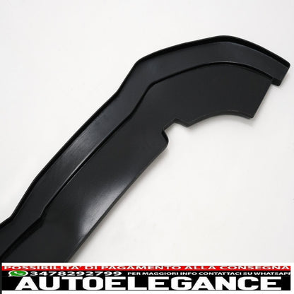 Front bumper splitter suitable for alfa romeo giulia 952 (2016-2021) black
