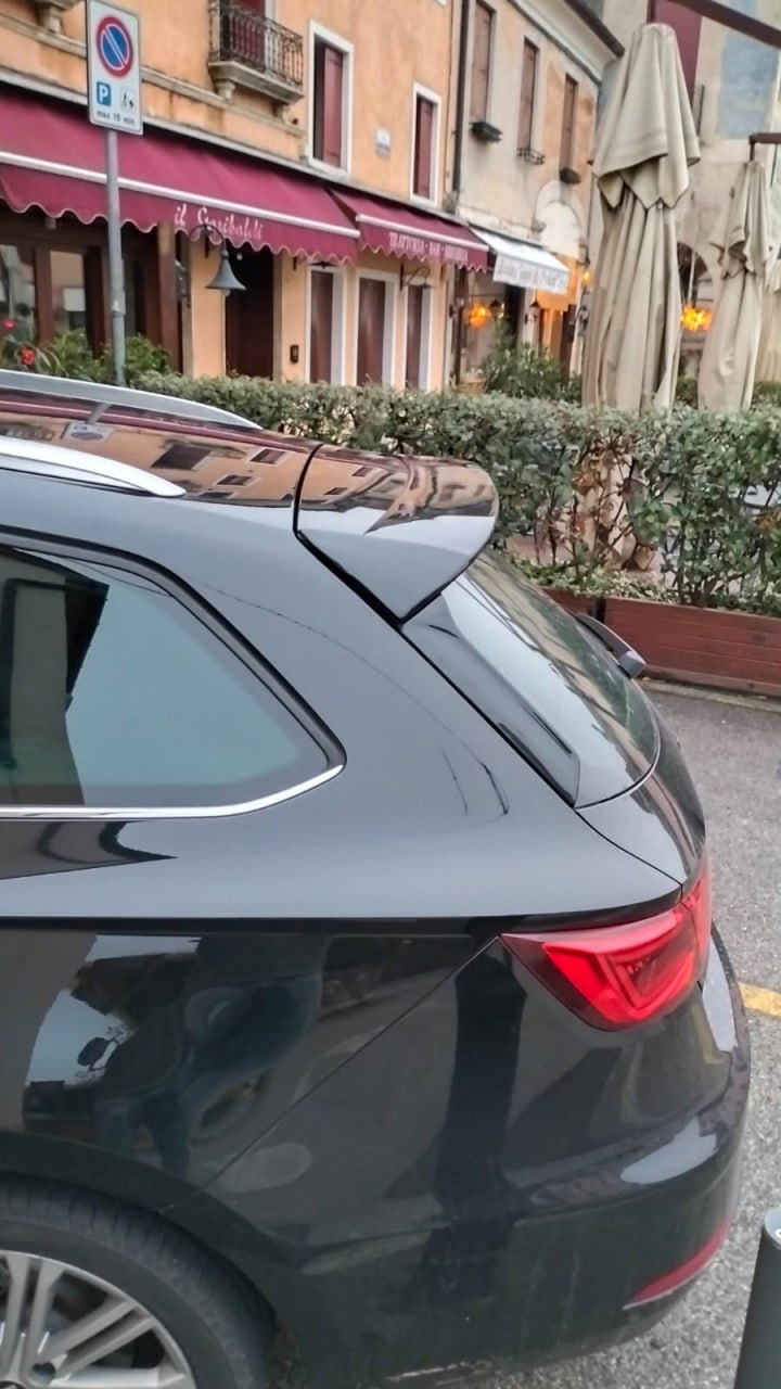 SPOILER ADATTO PER SEAT LEON 5F STATION WAGON 2012-2020 LOOK FR DESIGN GREZZO
